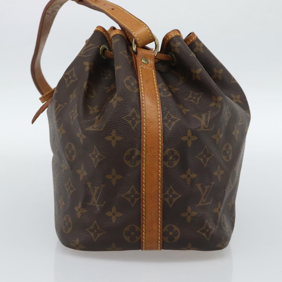 LOUIS VUITTON Monogram Petit Noe Shoulder Bag M42226 LV Auth 185703A