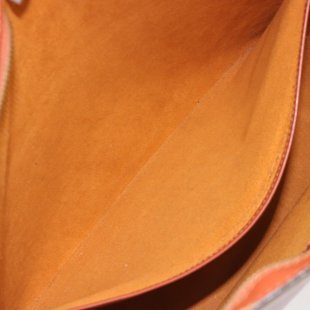 LOUIS VUITTON Epi Lussac Shoulder Bag Brown M52283 LV Auth 185704