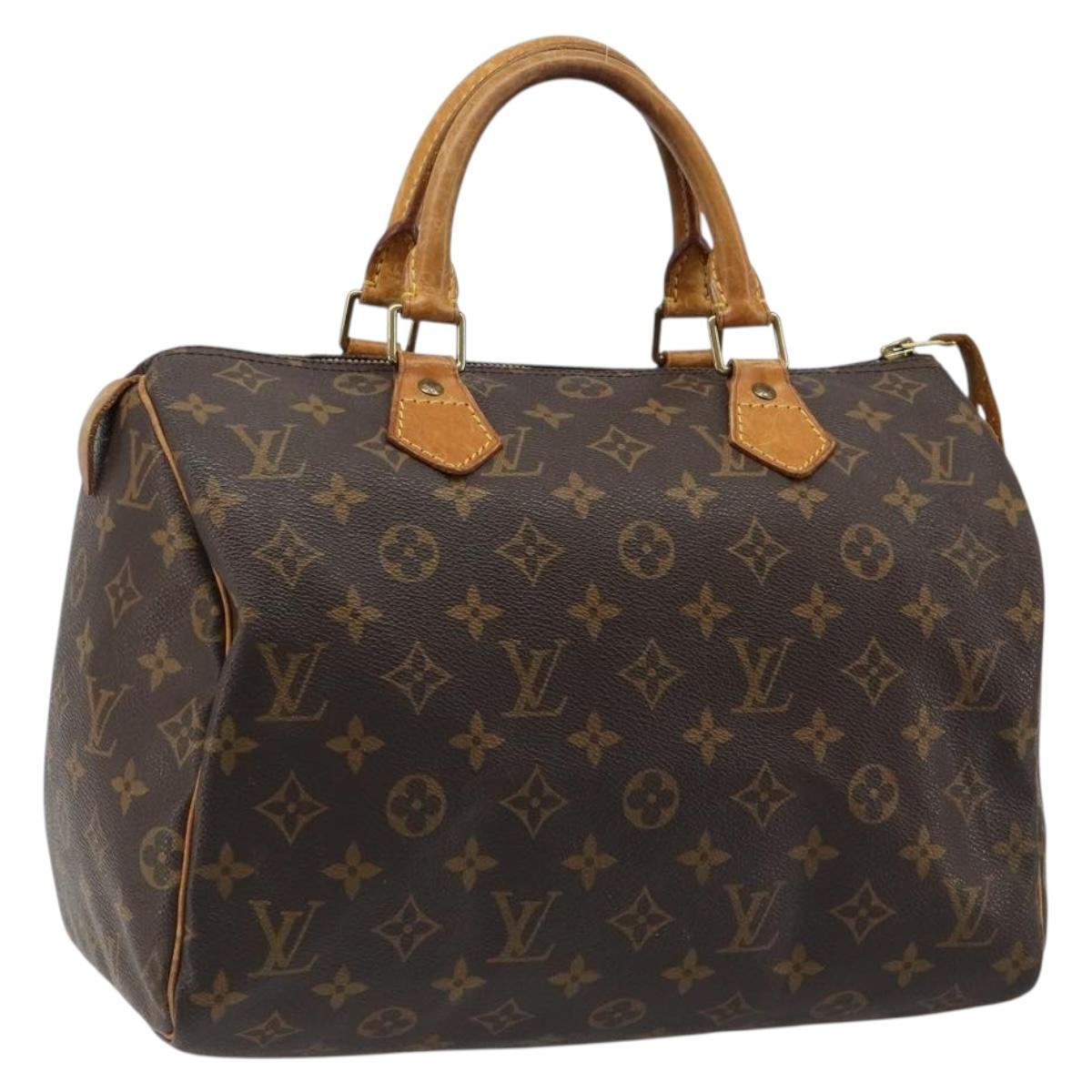LOUIS VUITTON Monogram Speedy 30 Hand Bag M41526 LV Auth 185705A