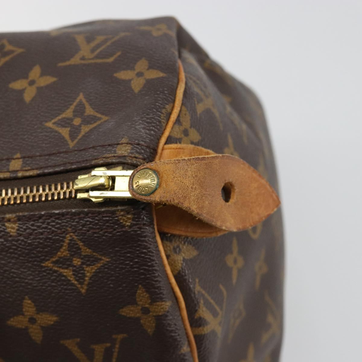 LOUIS VUITTON Monogram Speedy 30 Hand Bag M41526 LV Auth 185705A