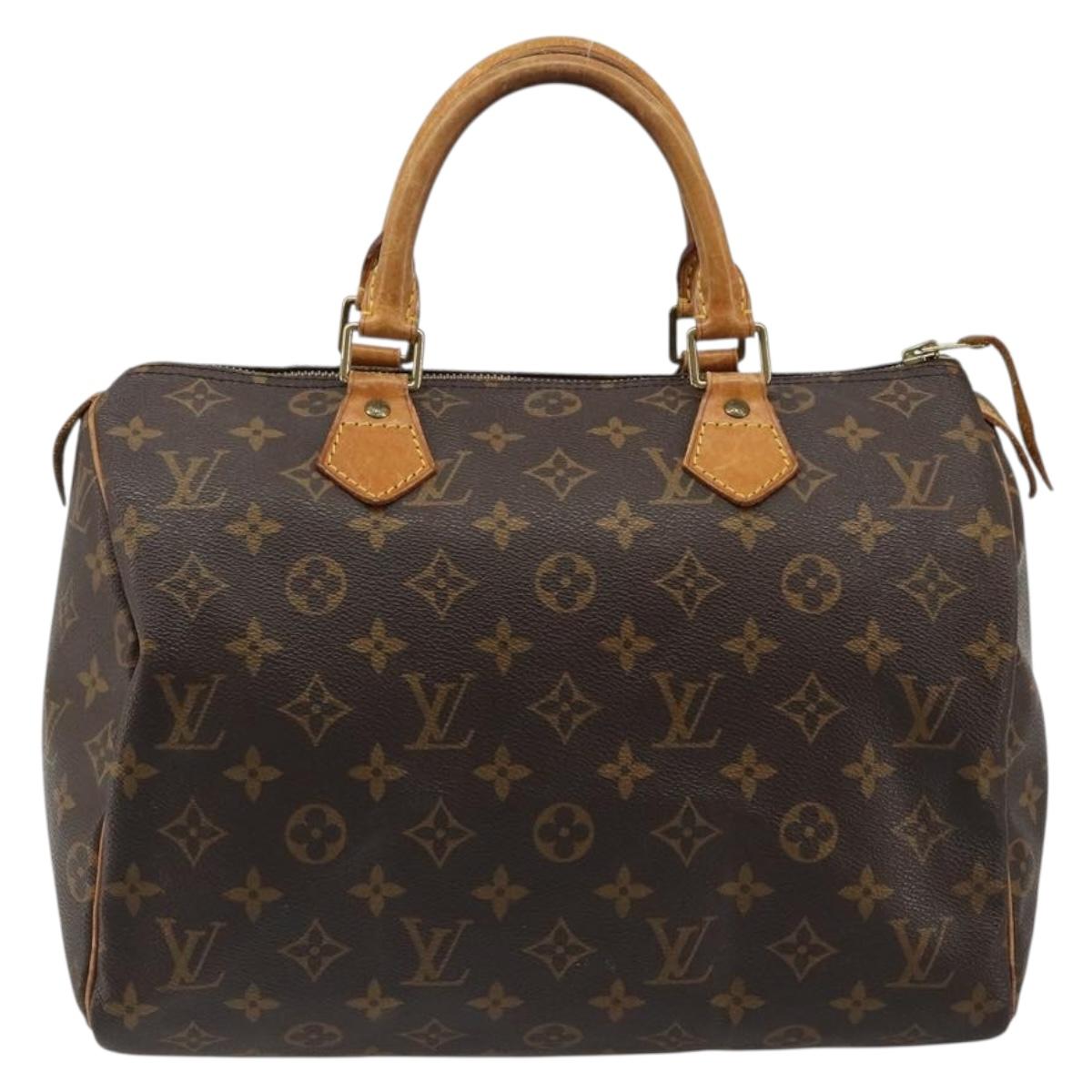 LOUIS VUITTON Monogram Speedy 30 Hand Bag M41526 LV Auth 185705A