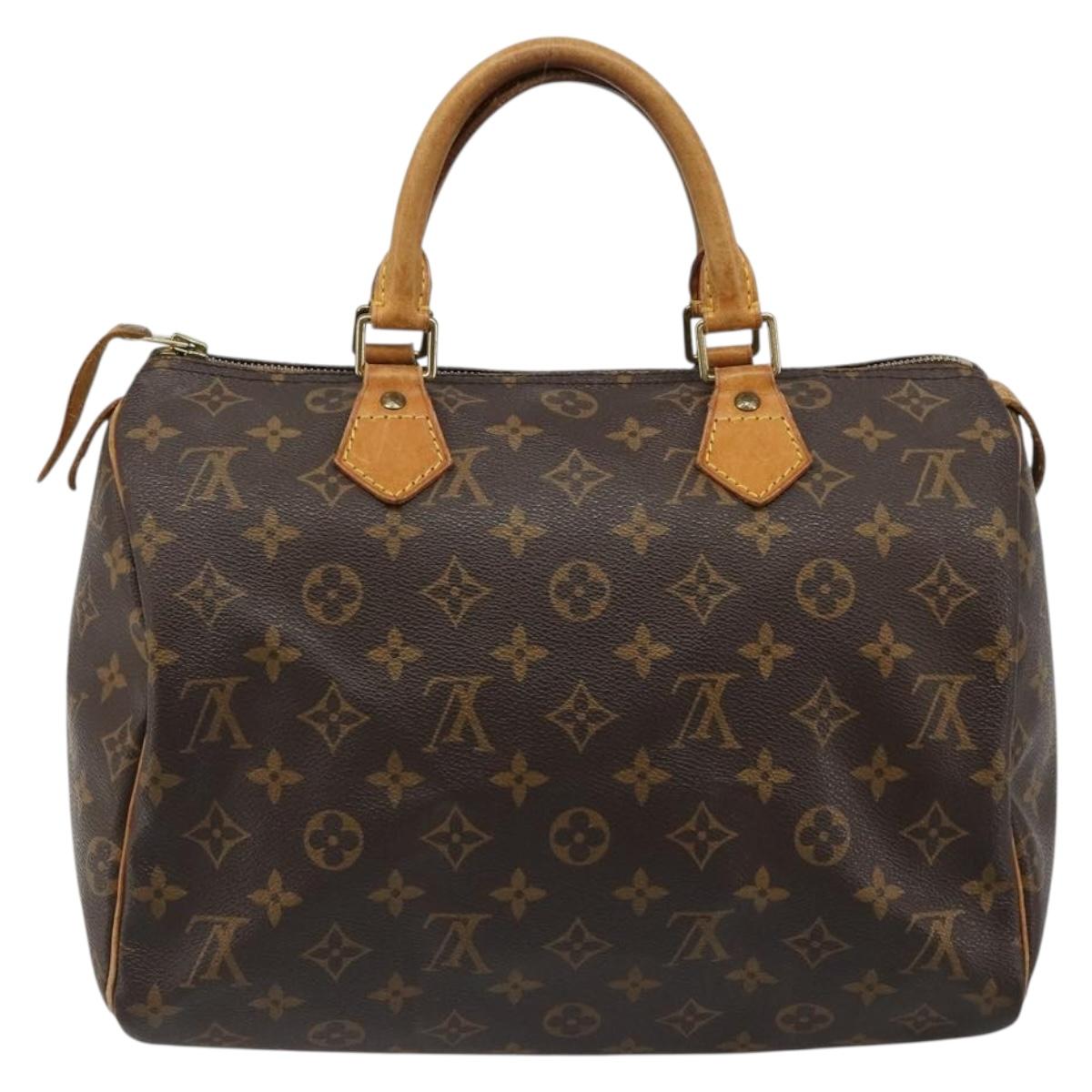 LOUIS VUITTON Monogram Speedy 30 Hand Bag M41526 LV Auth 185705A