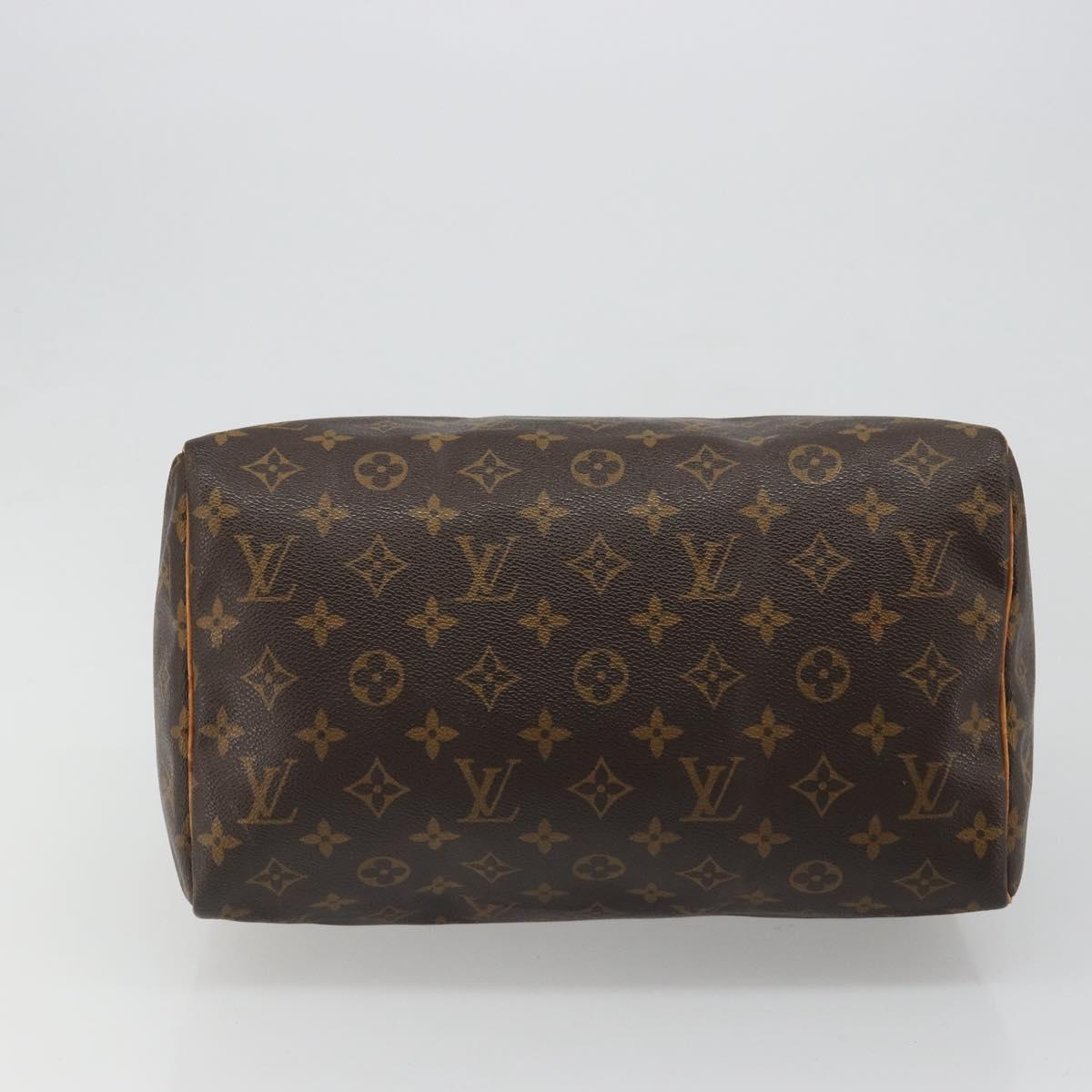 LOUIS VUITTON Monogram Speedy 30 Hand Bag M41526 LV Auth 185705A