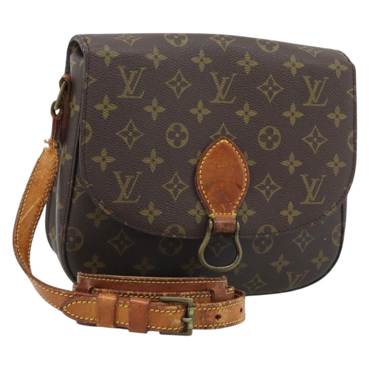 LOUIS VUITTON Monogram Saint Cloud GM Shoulder Bag M51242 LV Auth 185707