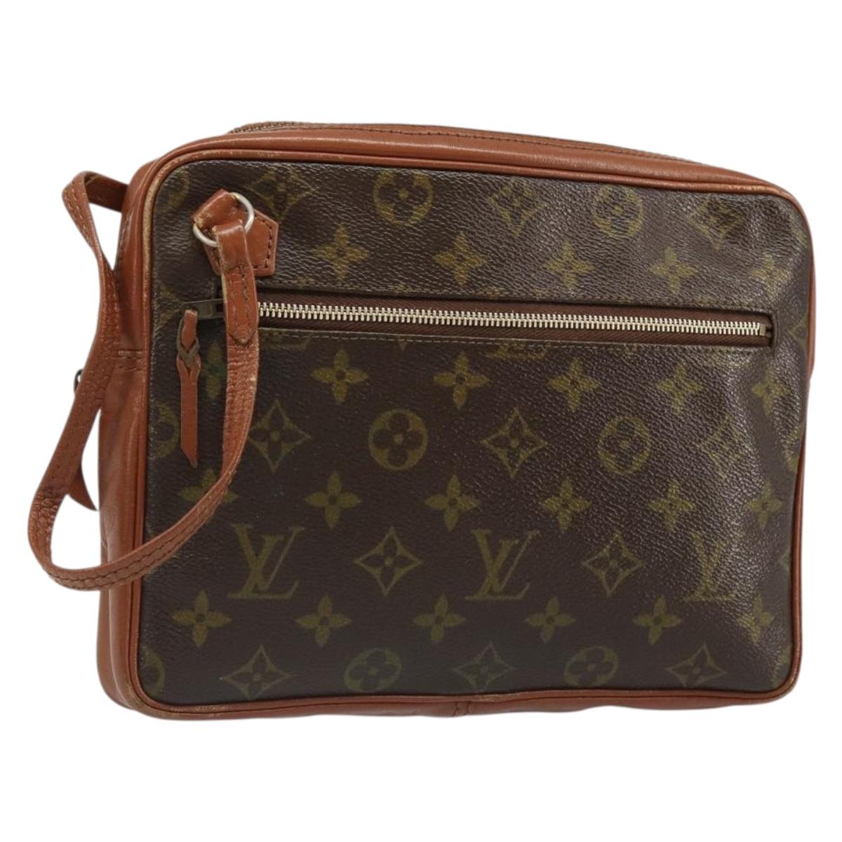 LOUIS VUITTON Monogram Pochette Sports Clutch Bag N0.183 LV Auth 185708