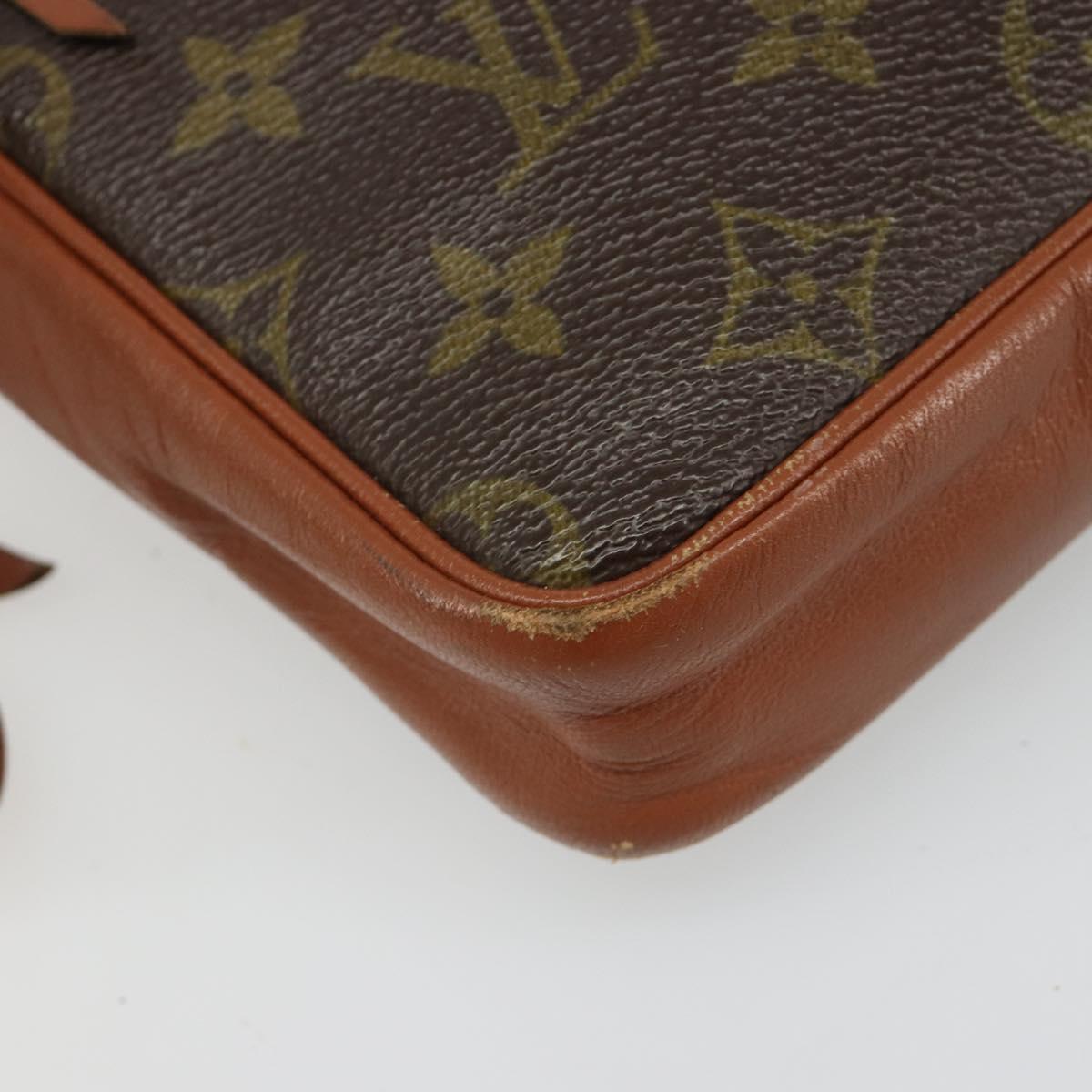 LOUIS VUITTON Monogram Pochette Sports Clutch Bag N0.183 LV Auth 185708