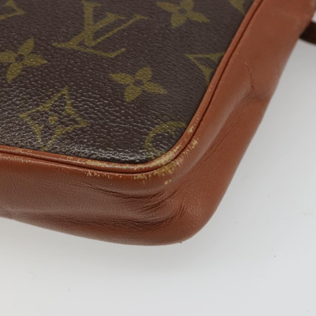 LOUIS VUITTON Monogram Pochette Sports Clutch Bag N0.183 LV Auth 185708