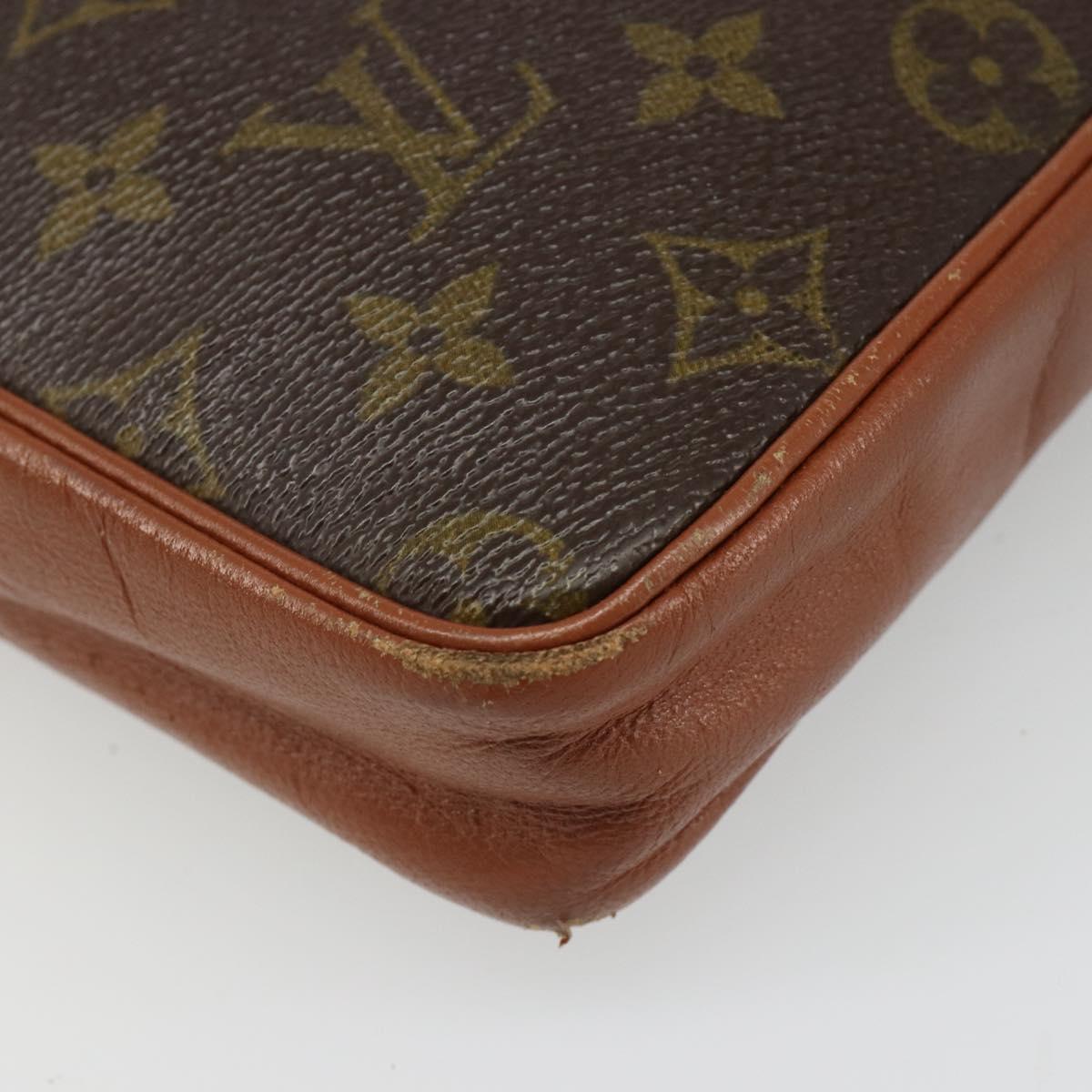 LOUIS VUITTON Monogram Pochette Sports Clutch Bag N0.183 LV Auth 185708