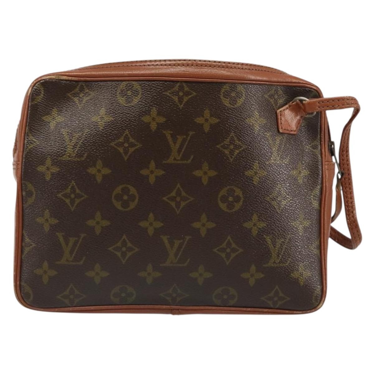LOUIS VUITTON Monogram Pochette Sports Clutch Bag N0.183 LV Auth 185708