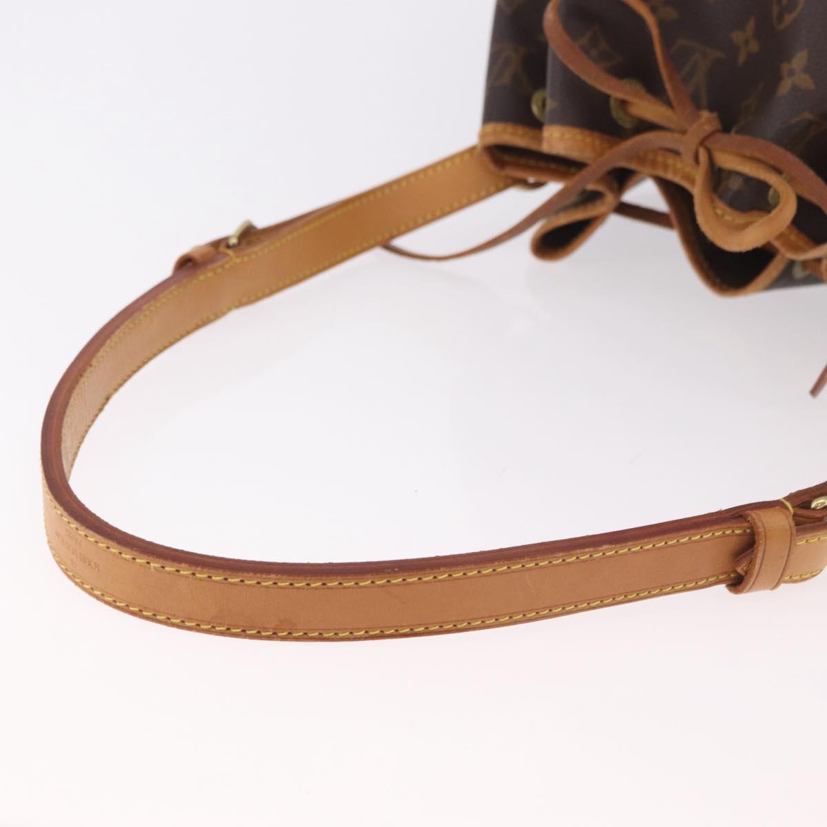 LOUIS VUITTON Monogram Petit Noe Shoulder Bag M42226 LV Auth 185710A