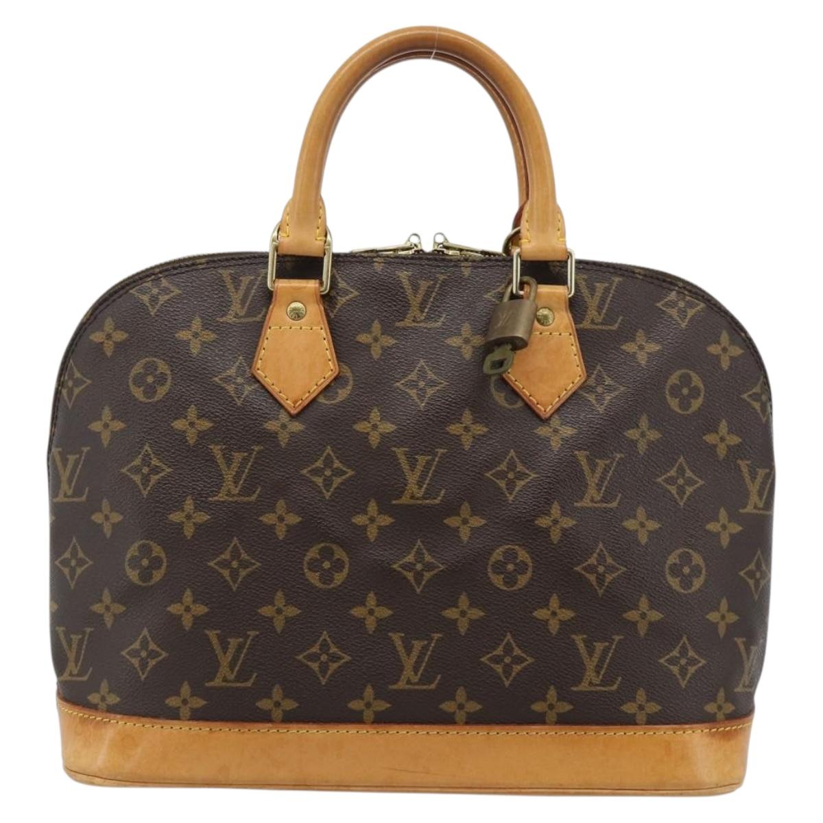 LOUIS VUITTON Monogram Alma Hand Bag M51130 LV Auth 185712A