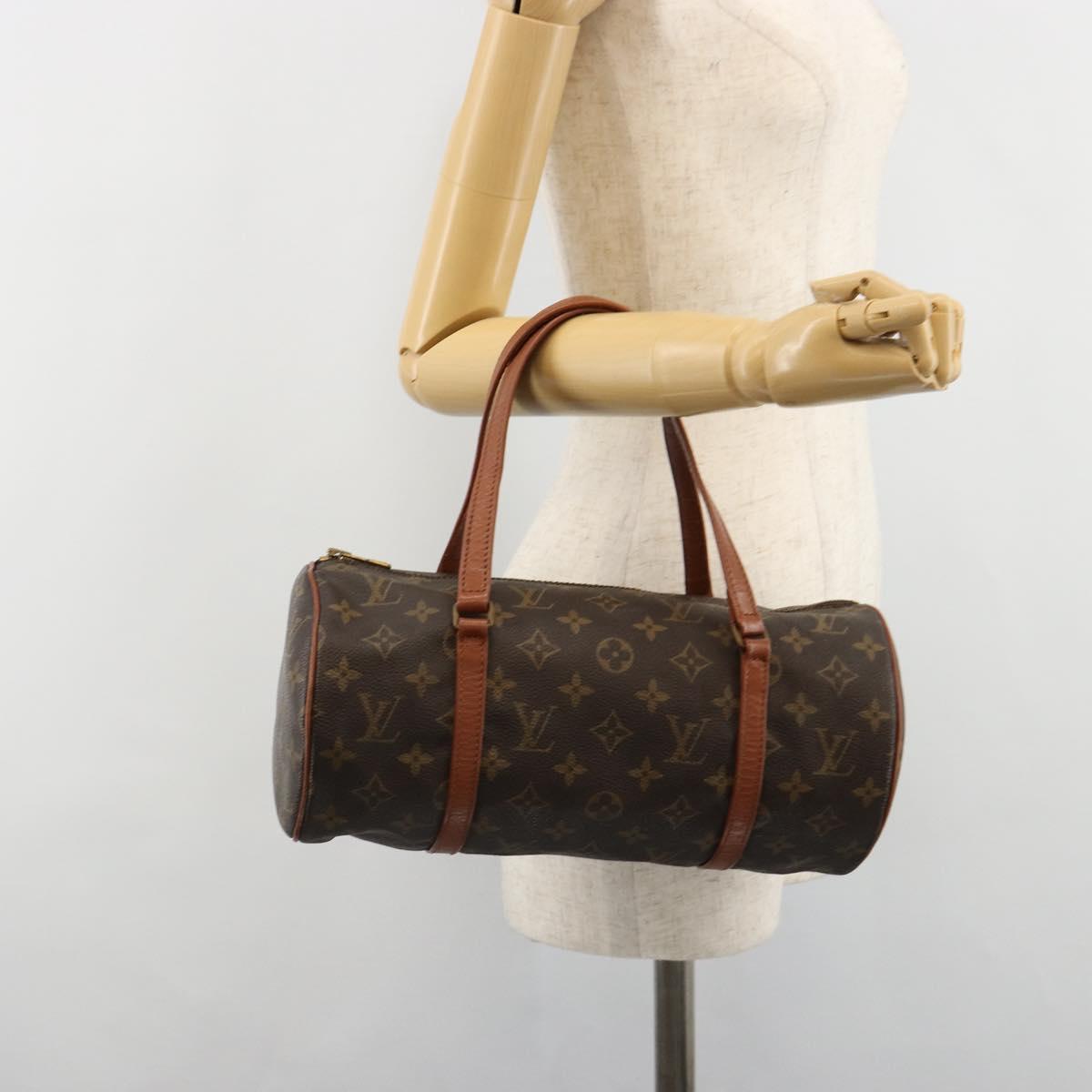 LOUIS VUITTON Monogram Papillon 30 Hand Bag M51385 LV Auth 185713A