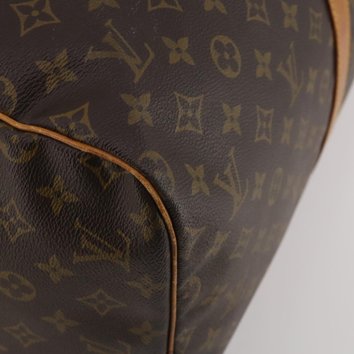 LOUIS VUITTON Monogram Sac Souple 55 Boston Bag M41622 LV Auth 185716A