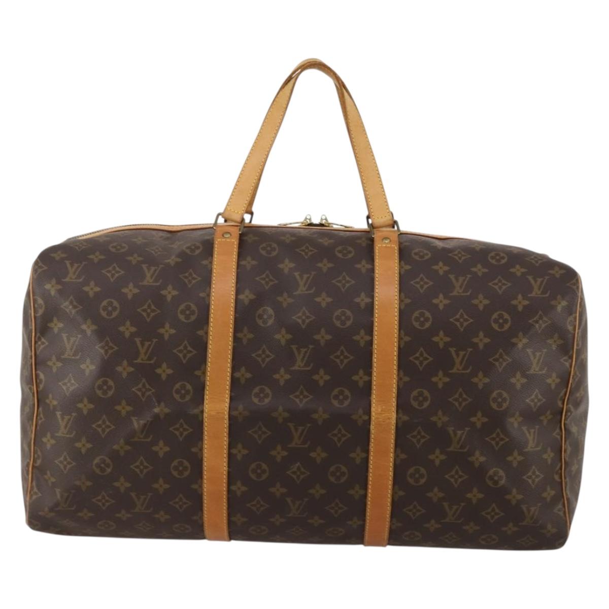 LOUIS VUITTON Monogram Sac Souple 55 Boston Bag M41622 LV Auth 185716A