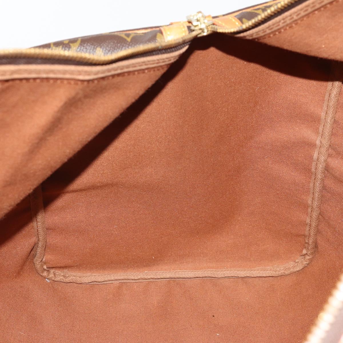 LOUIS VUITTON Monogram Sac Souple 55 Boston Bag M41622 LV Auth 185716A