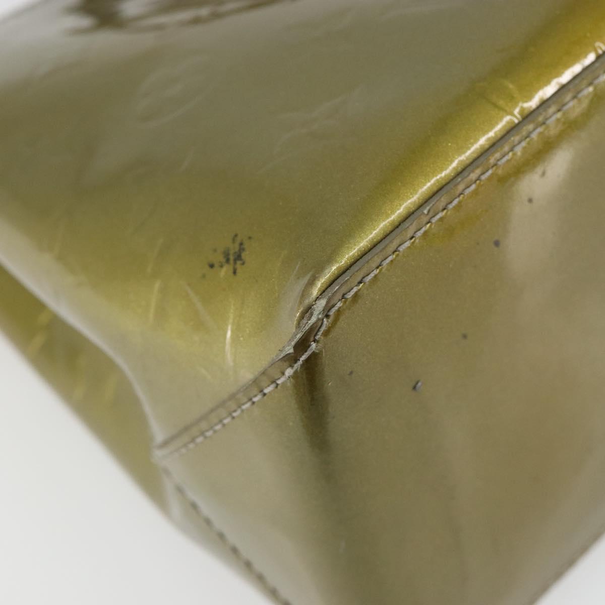 LOUIS VUITTON Vernis Wilshire PM Hand Bag Veil Amplession M91643 LV Auth 185720