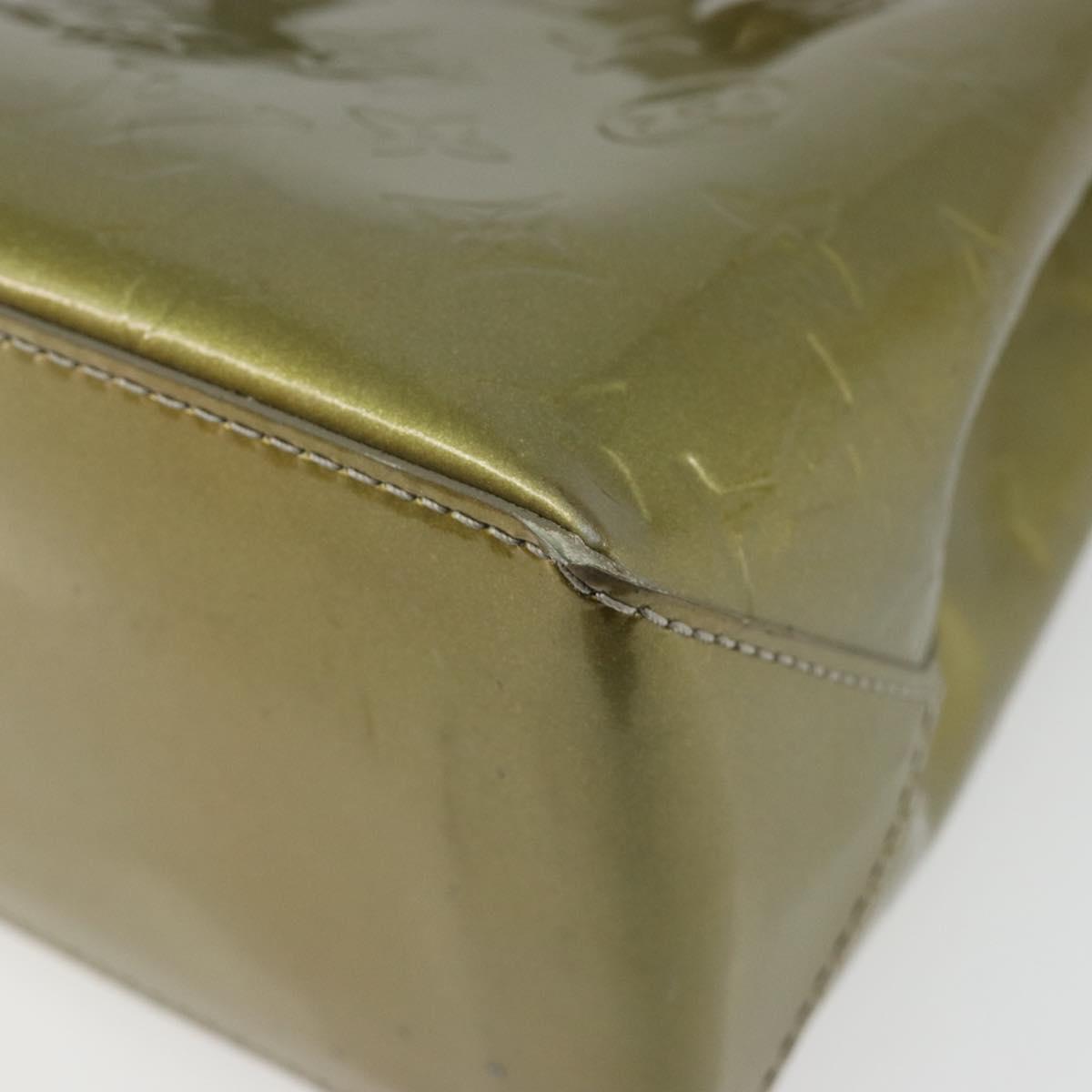 LOUIS VUITTON Vernis Wilshire PM Hand Bag Veil Amplession M91643 LV Auth 185720