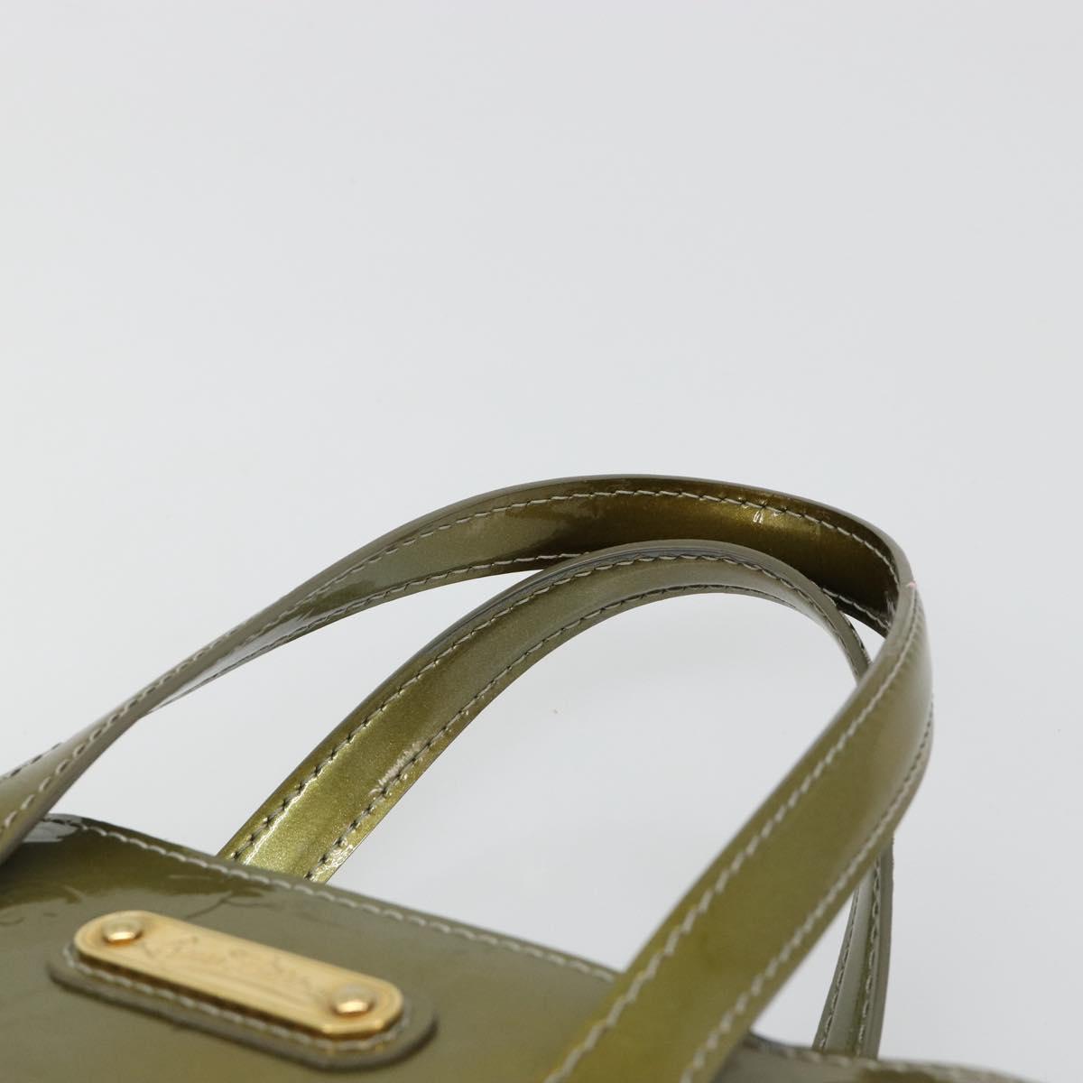 LOUIS VUITTON Vernis Wilshire PM Hand Bag Veil Amplession M91643 LV Auth 185720