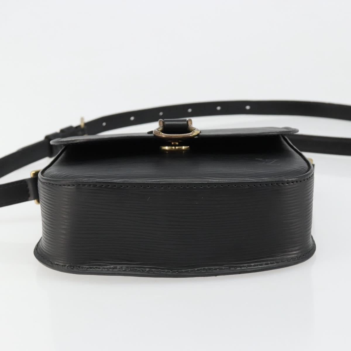 LOUIS VUITTON Epi Saint Cloud PM Shoulder Bag Black M52212 LV Auth 185722
