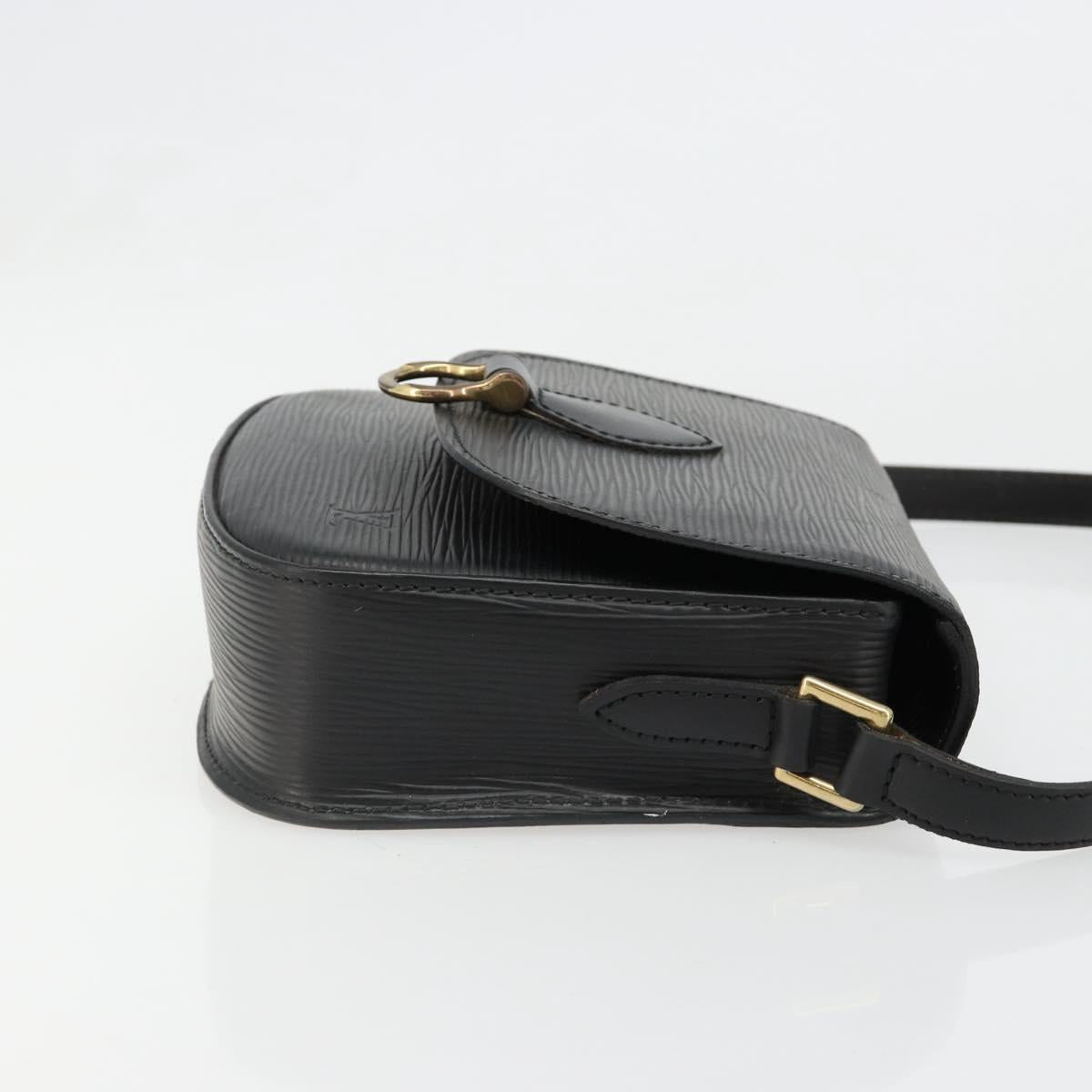 LOUIS VUITTON Epi Saint Cloud PM Shoulder Bag Black M52212 LV Auth 185722