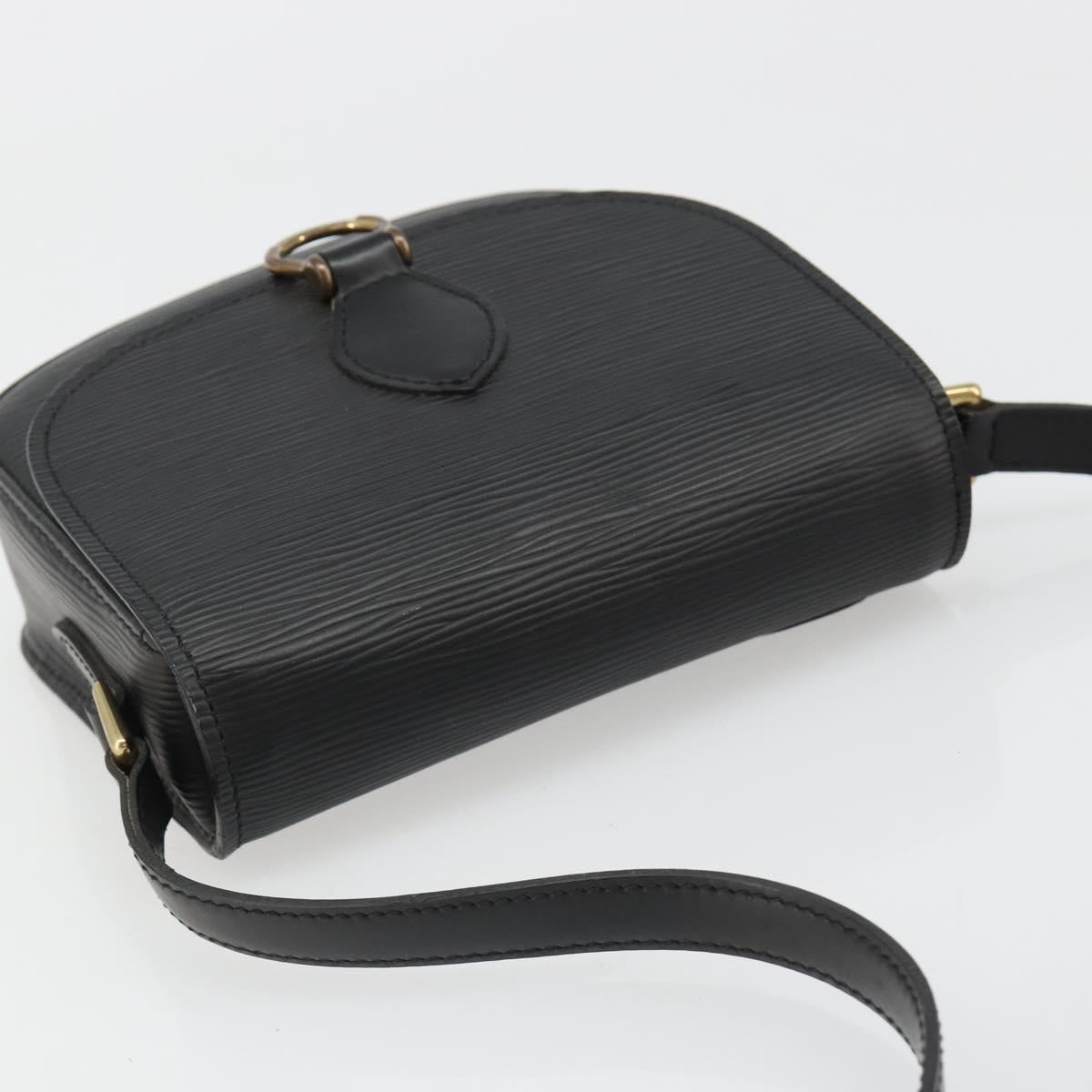 LOUIS VUITTON Epi Saint Cloud PM Shoulder Bag Black M52212 LV Auth 185722