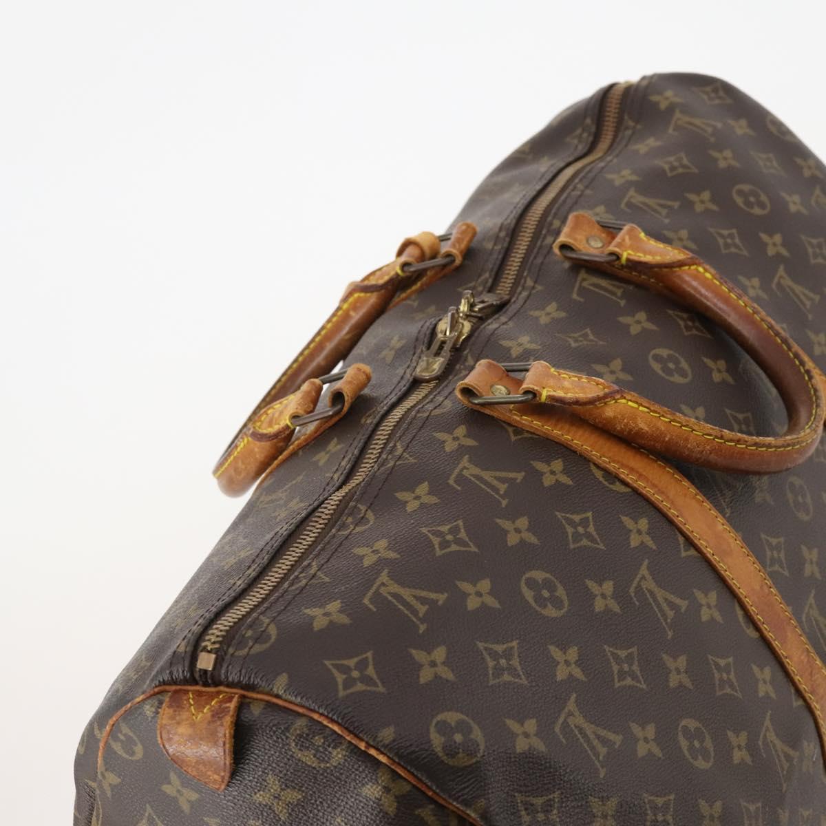 LOUIS VUITTON Monogram Keepall 50 Boston Bag M41426 LV Auth 185731