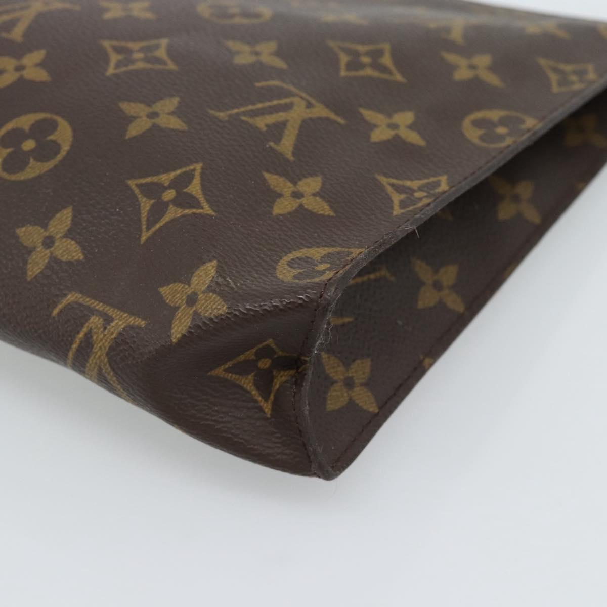 LOUIS VUITTON Monogram Poche Toilette 26 Pouch M47542 LV Auth 185748
