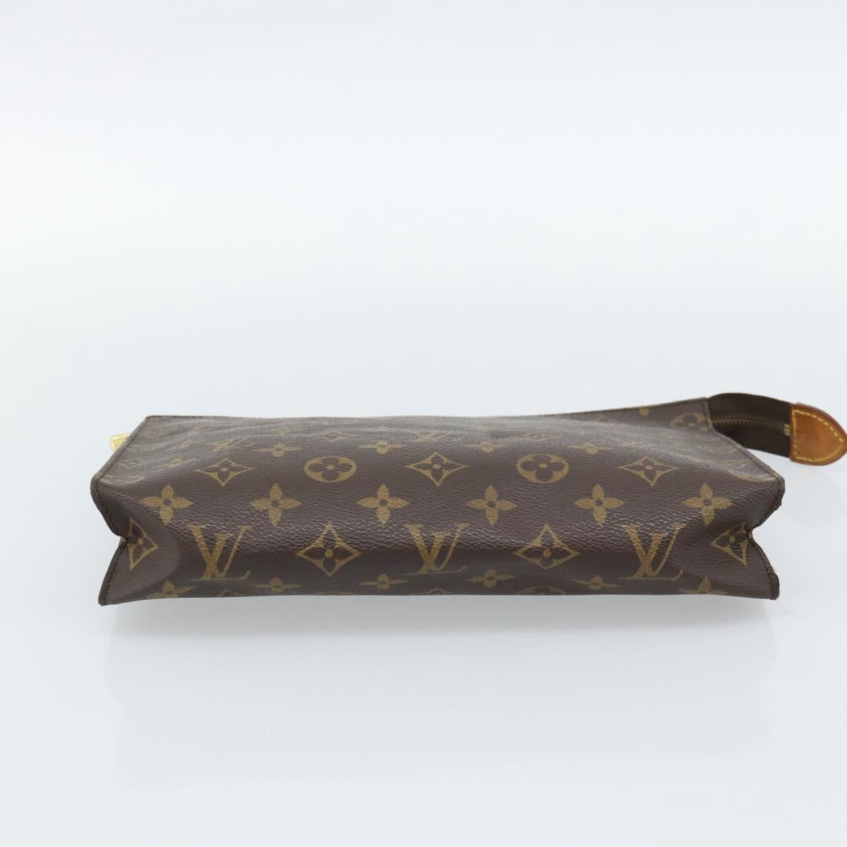 LOUIS VUITTON Monogram Poche Toilette 26 Pouch M47542 LV Auth 185748
