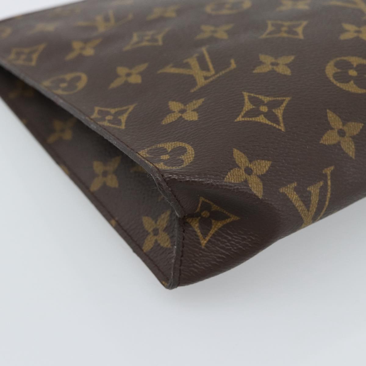 LOUIS VUITTON Monogram Poche Toilette 26 Pouch M47542 LV Auth 185748