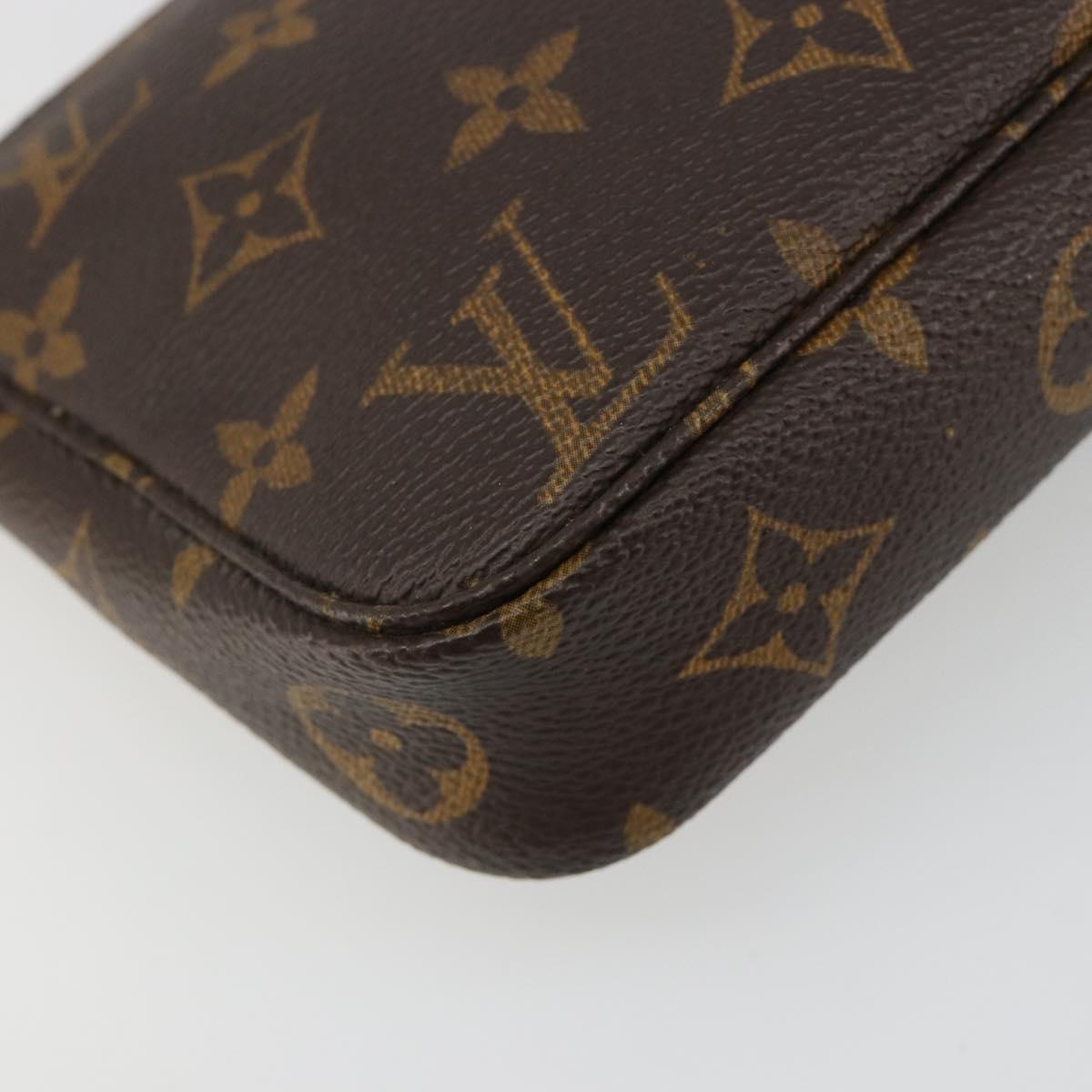 LOUIS VUITTON Monogram Pochette Accessoires Accessory Pouch M51980 Auth 185749