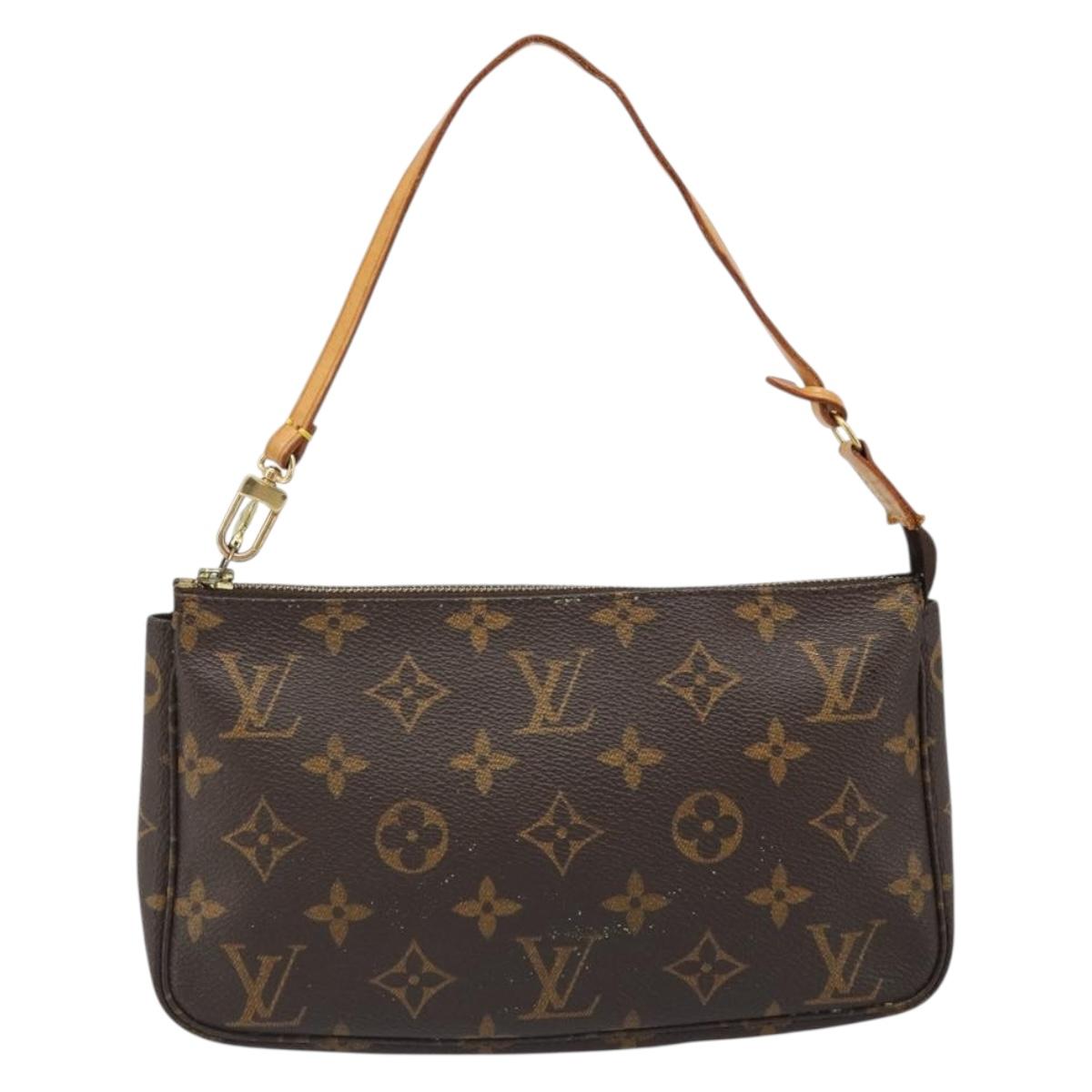 LOUIS VUITTON Monogram Pochette Accessoires Accessory Pouch M51980 Auth 185749