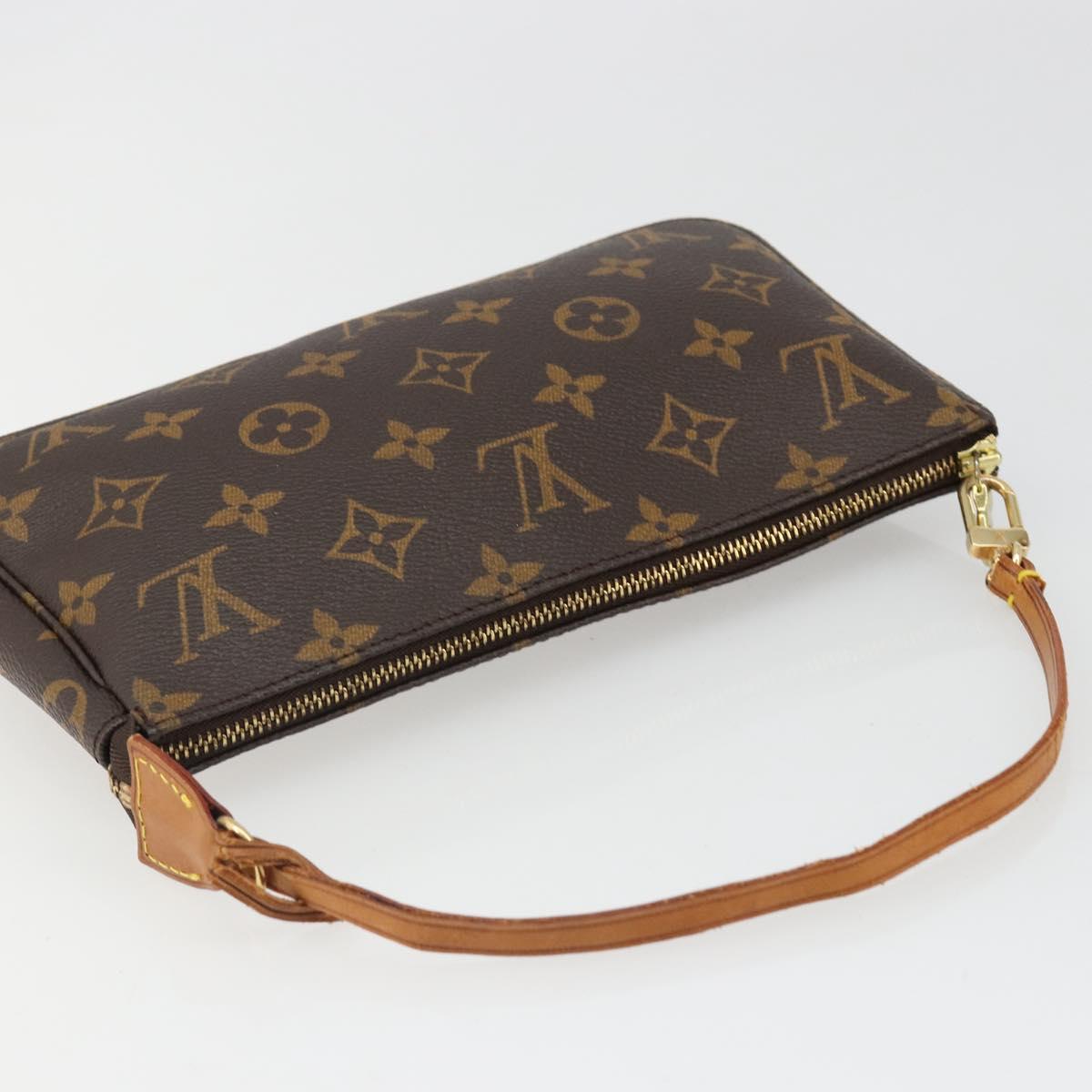 LOUIS VUITTON Monogram Pochette Accessoires Accessory Pouch M51980 Auth 185750A