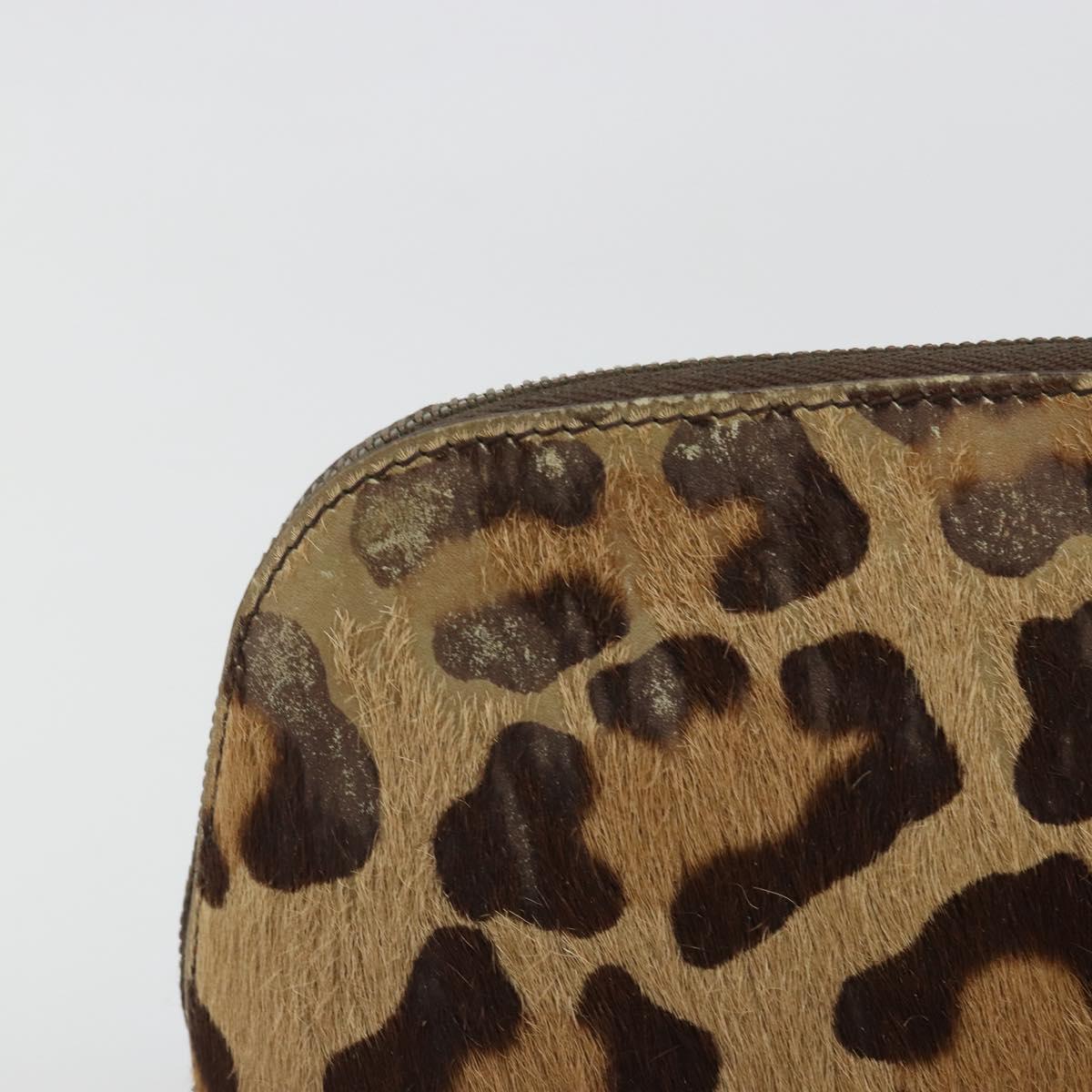 LOUIS VUITTON Monogram Leopard Azzedine Alaïa Alma Pouch M99032 LV Auth 185752A