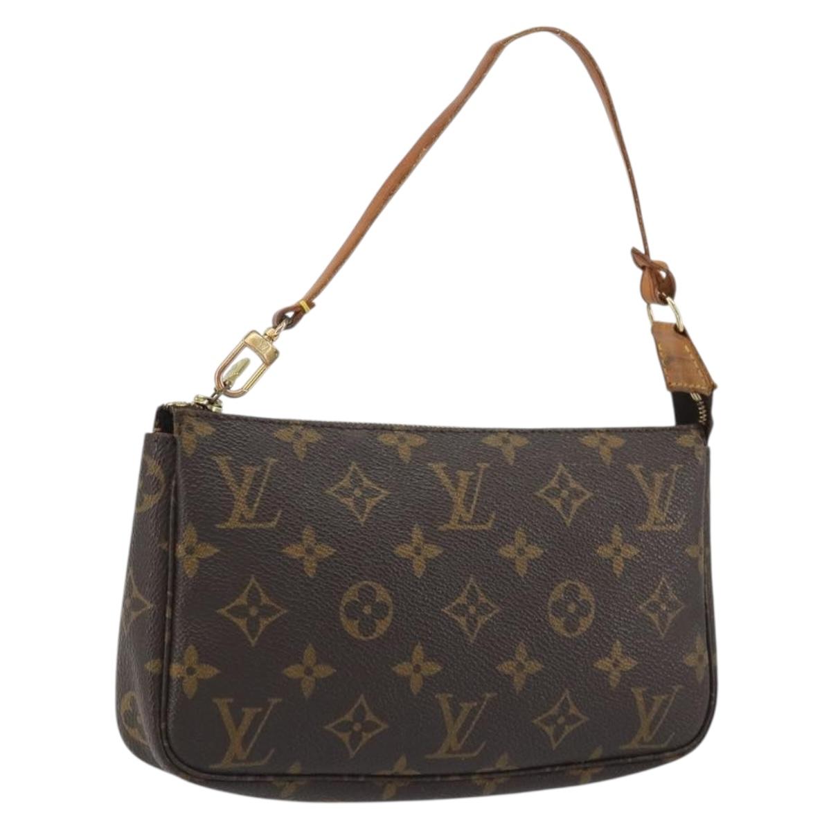 LOUIS VUITTON Monogram Pochette Accessoires Pouch M51980 LV Auth 185754A