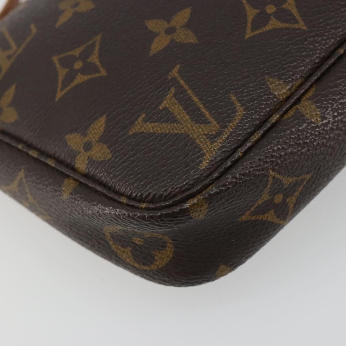 LOUIS VUITTON Monogram Pochette Accessoires Pouch M51980 LV Auth 185754A