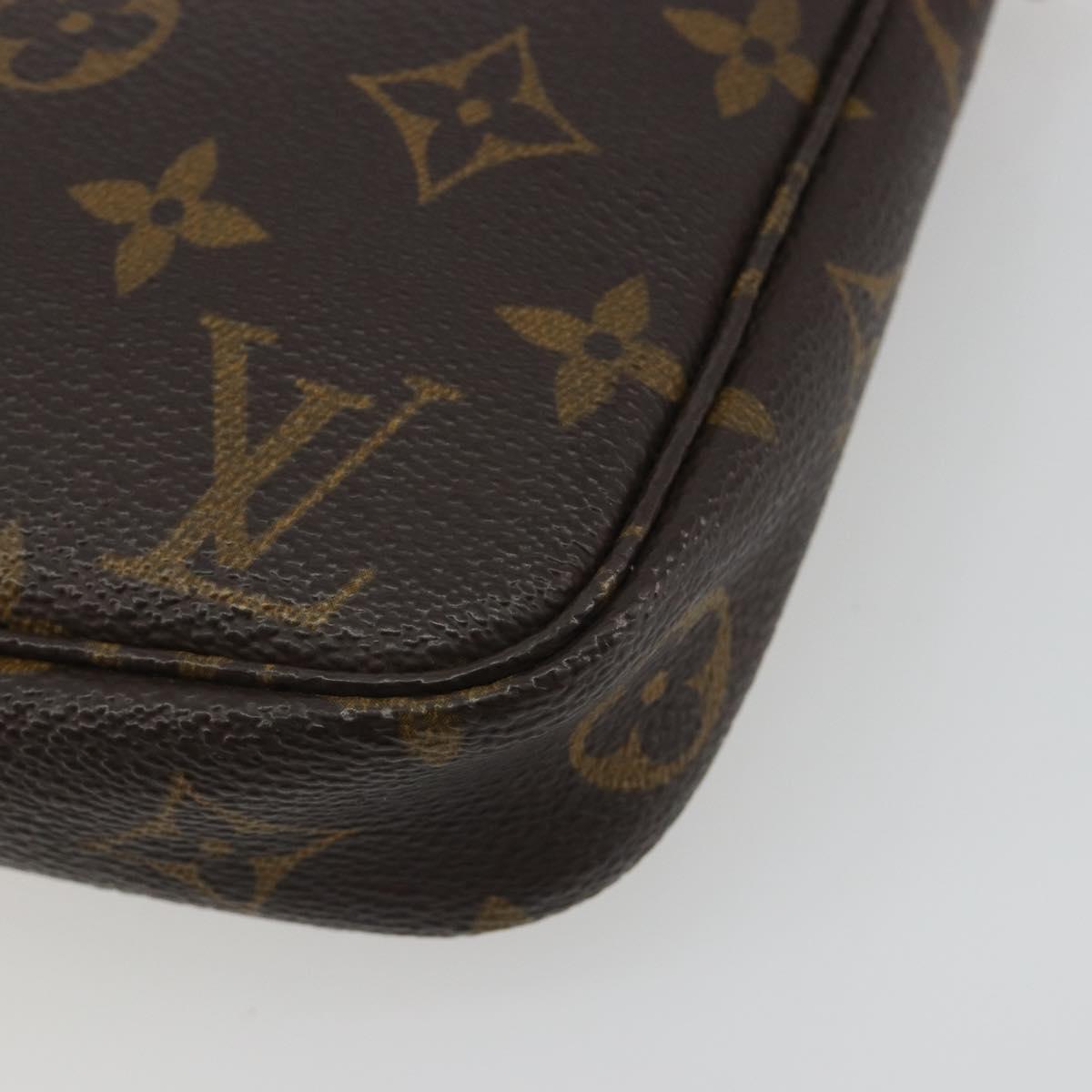 LOUIS VUITTON Monogram Pochette Accessoires Pouch M51980 LV Auth 185754A