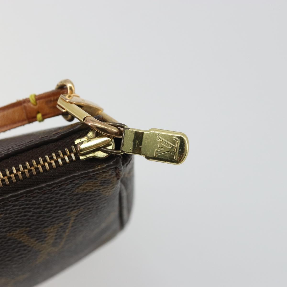 LOUIS VUITTON Monogram Pochette Accessoires Pouch M51980 LV Auth 185754A
