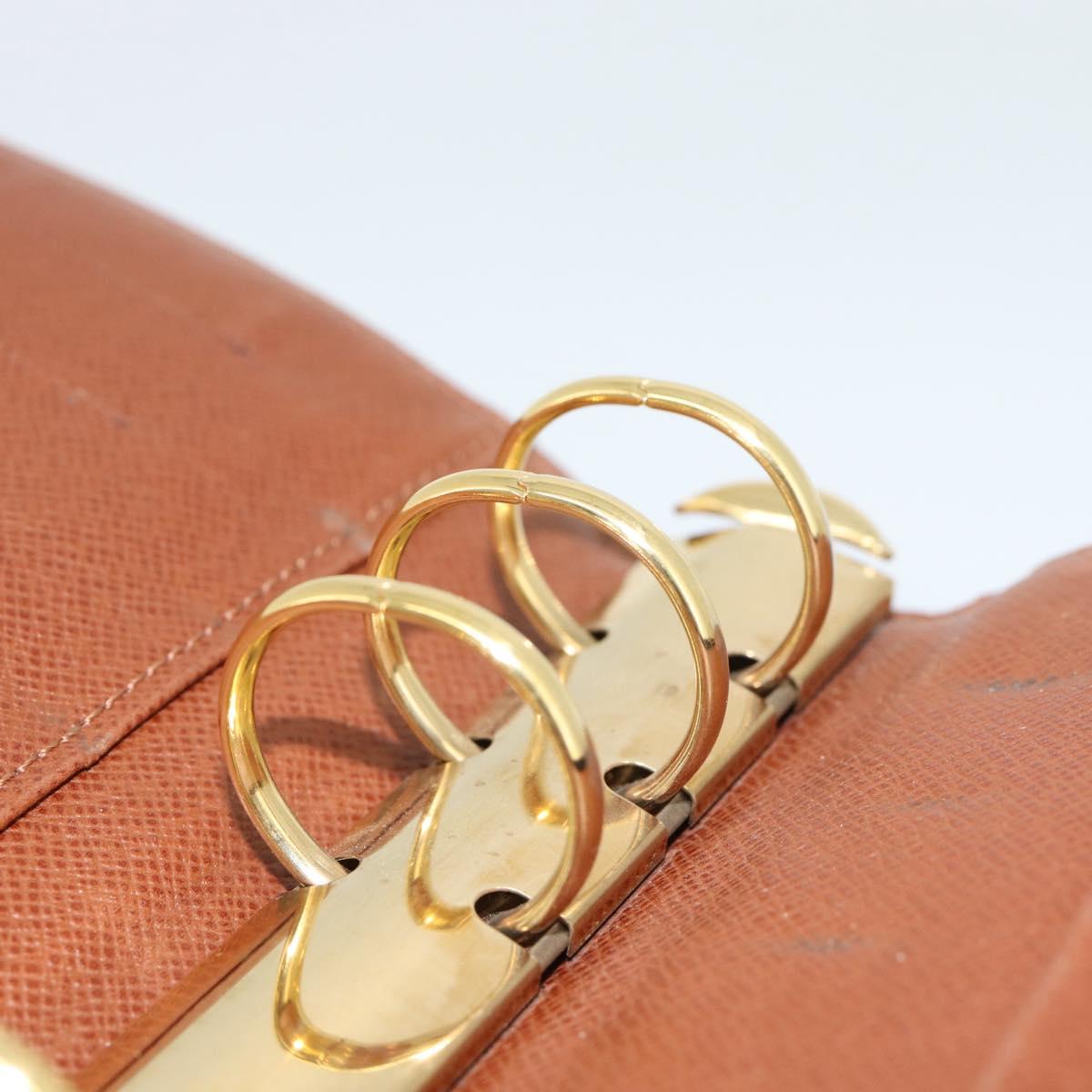 LOUIS VUITTON Monogram Agenda MM Day Planner Cover R20105 LV Auth 185755A