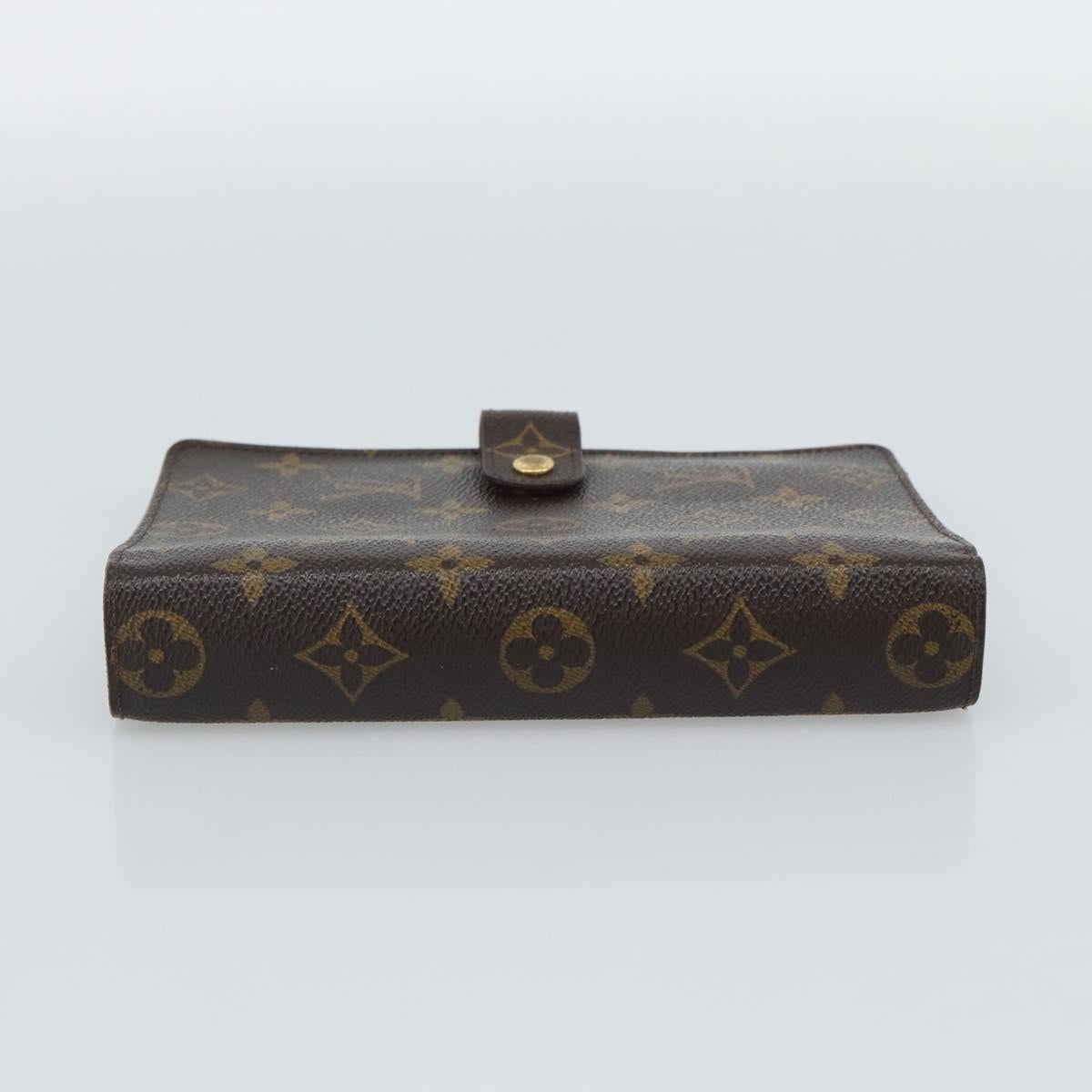 LOUIS VUITTON Monogram Agenda MM Day Planner Cover R20105 LV Auth 185755A