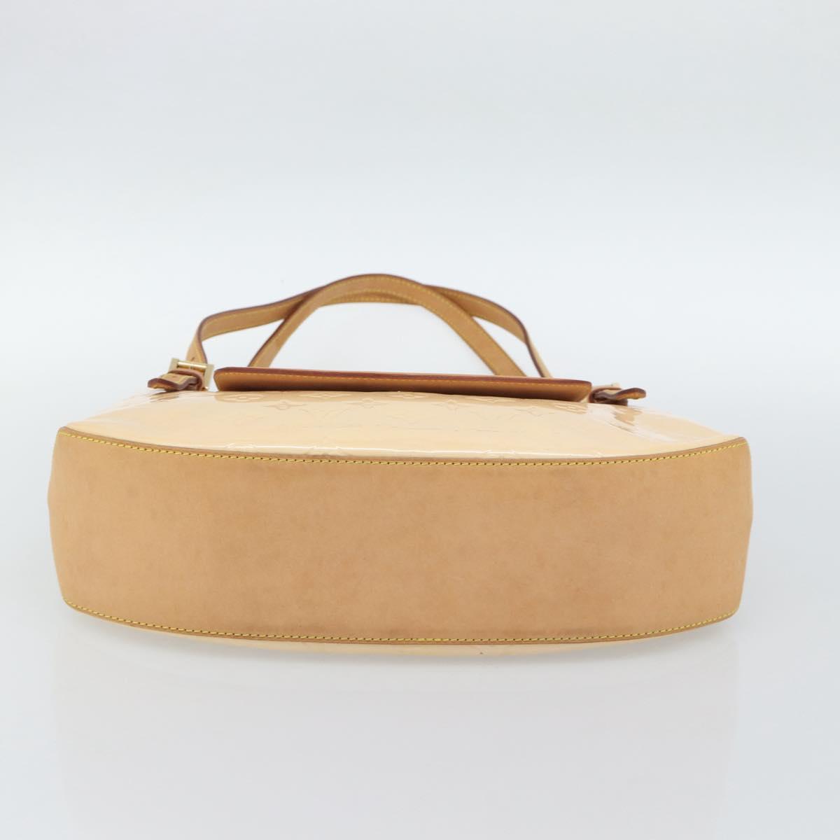 LOUIS VUITTON Vernis Biscayne Bay PM Bag Marshmallow Pink M91288 LV Auth 185757