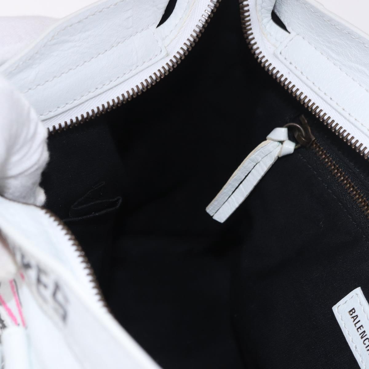 BALENCIAGA Classic Mini City Graphics Bag Leather 2way 431621 Auth 185758SAM
