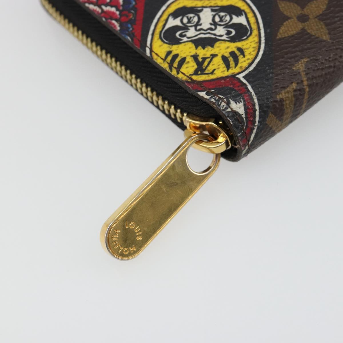 LOUIS VUITTON Monogram Kansai Zippy Wallet Long Wallet M67249 LV Auth 185761M