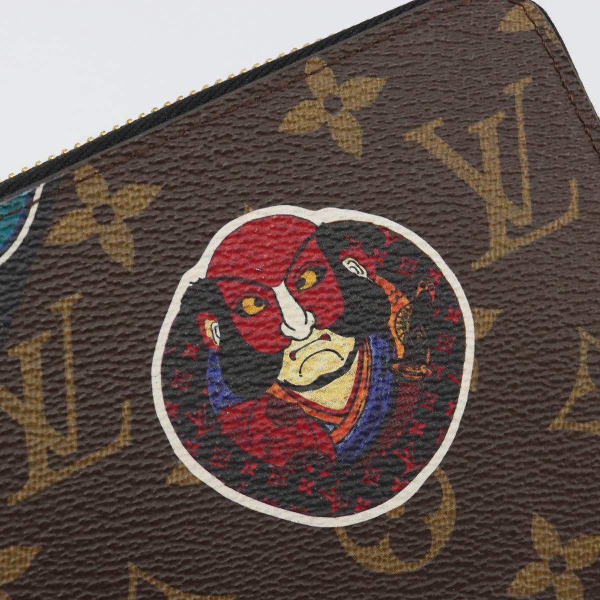 LOUIS VUITTON Monogram Kansai Zippy Wallet Long Wallet M67249 LV Auth 185761M