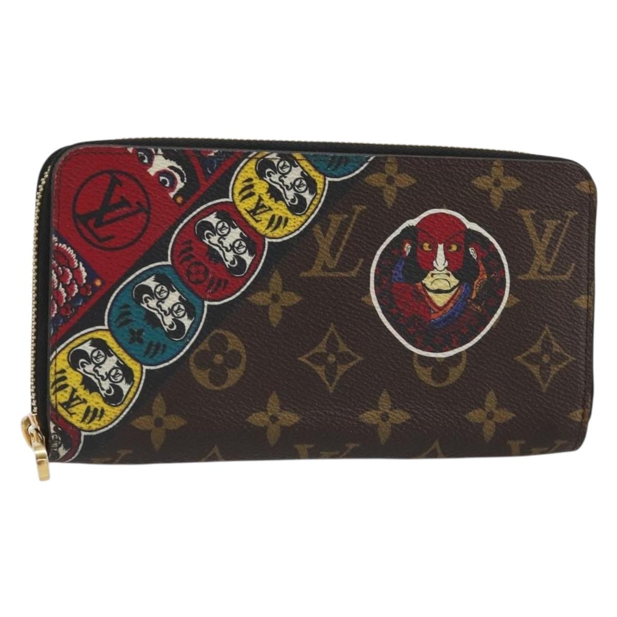 LOUIS VUITTON Monogram Kansai Zippy Wallet Long Wallet M67249 LV Auth 185761M