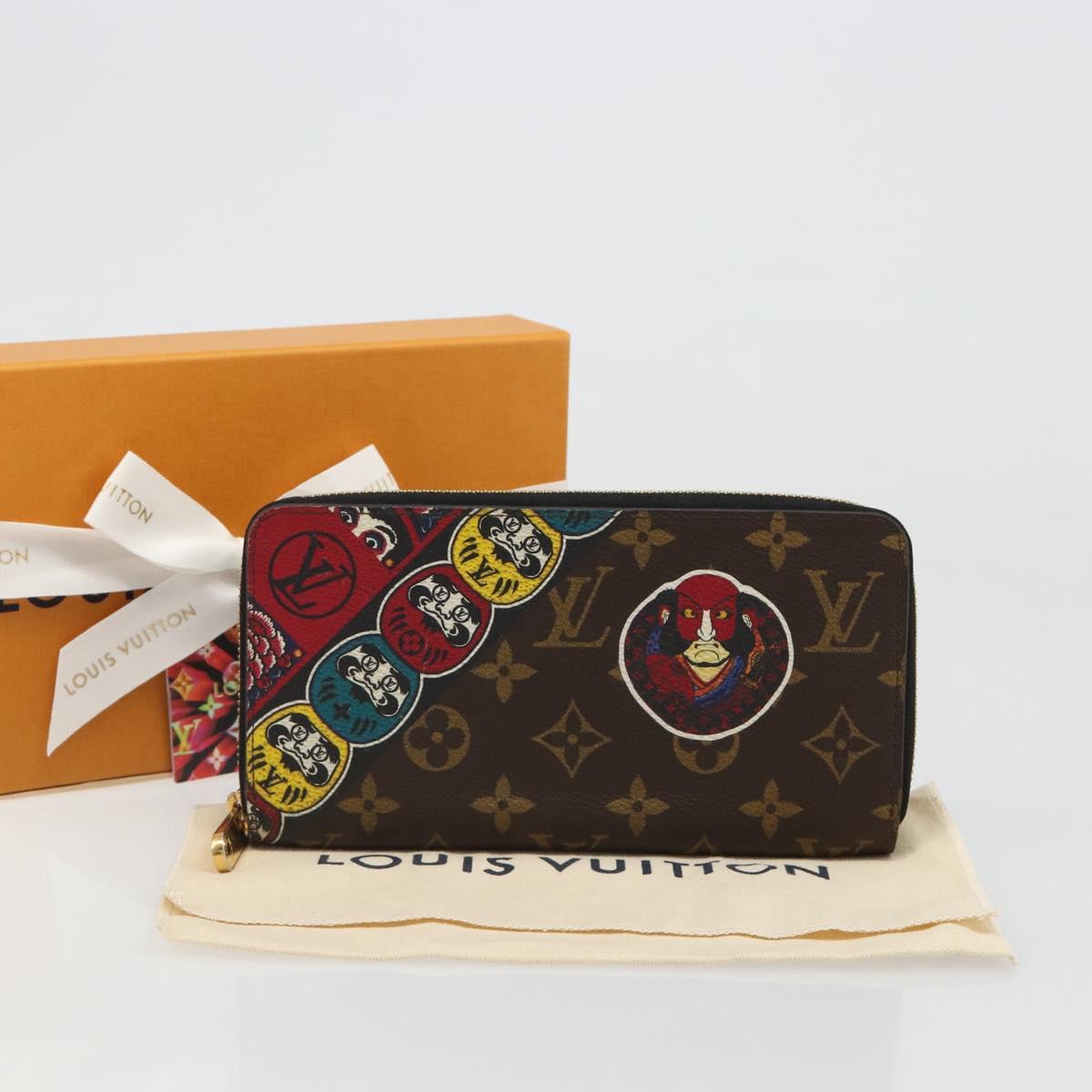 LOUIS VUITTON Monogram Kansai Zippy Wallet Long Wallet M67249 LV Auth 185761M