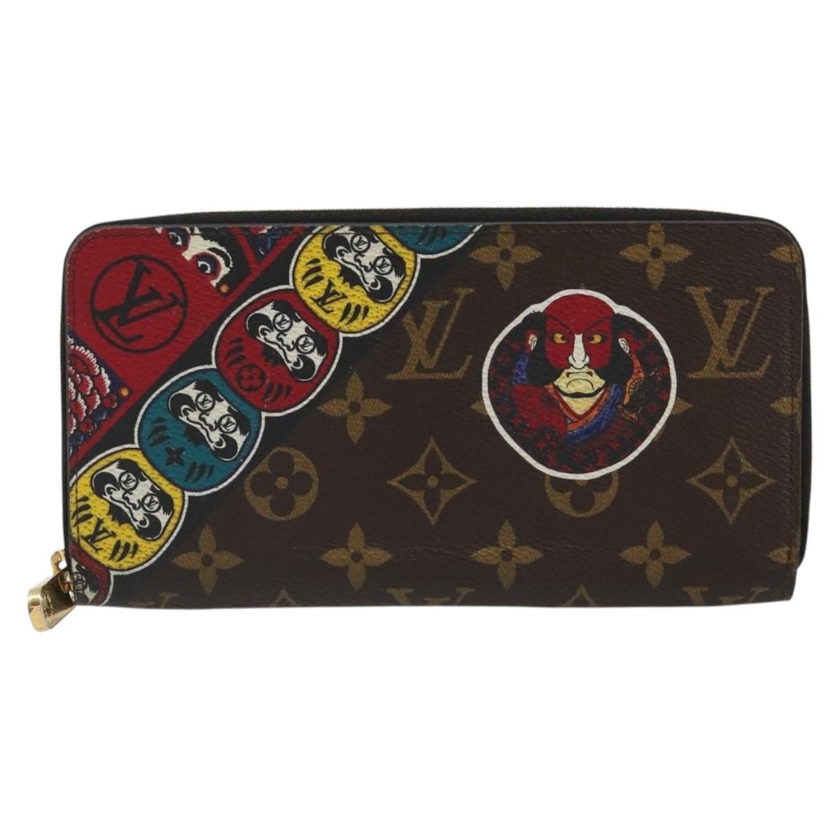 LOUIS VUITTON Monogram Kansai Zippy Wallet Long Wallet M67249 LV Auth 185761M