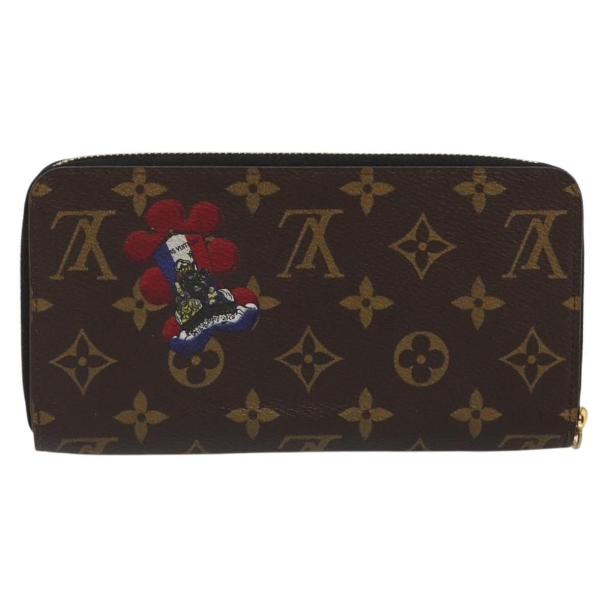 LOUIS VUITTON Monogram Kansai Zippy Wallet Long Wallet M67249 LV Auth 185761M