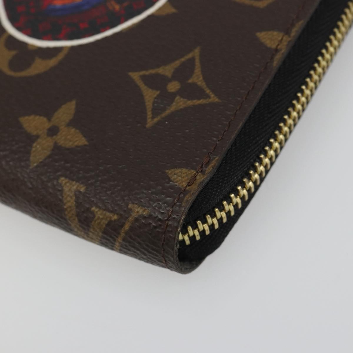 LOUIS VUITTON Monogram Kansai Zippy Wallet Long Wallet M67249 LV Auth 185761M