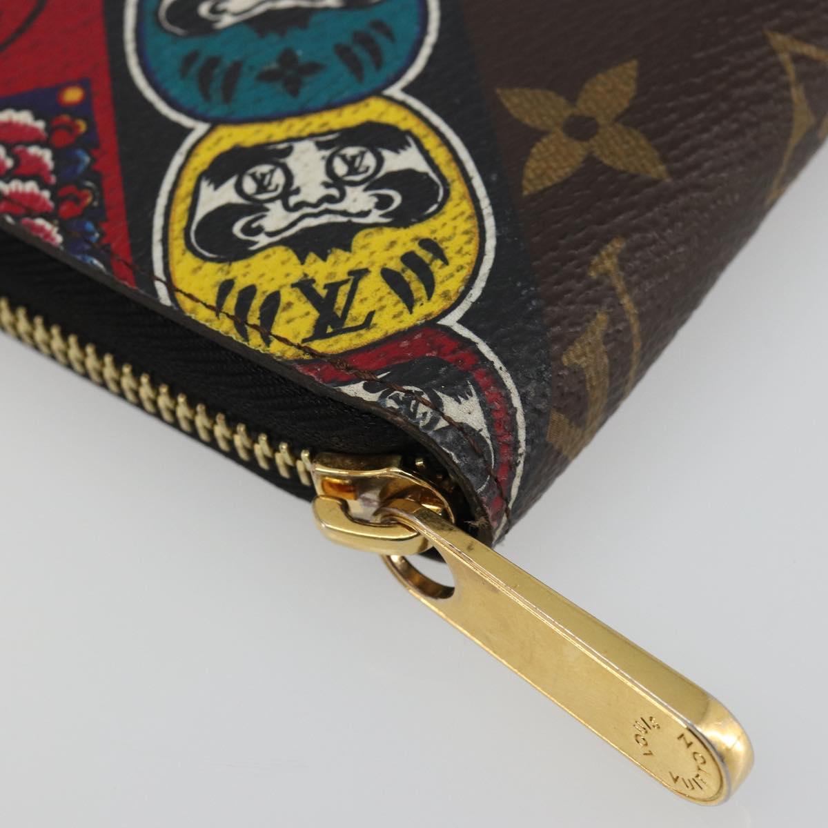 LOUIS VUITTON Monogram Kansai Zippy Wallet Long Wallet M67249 LV Auth 185761M