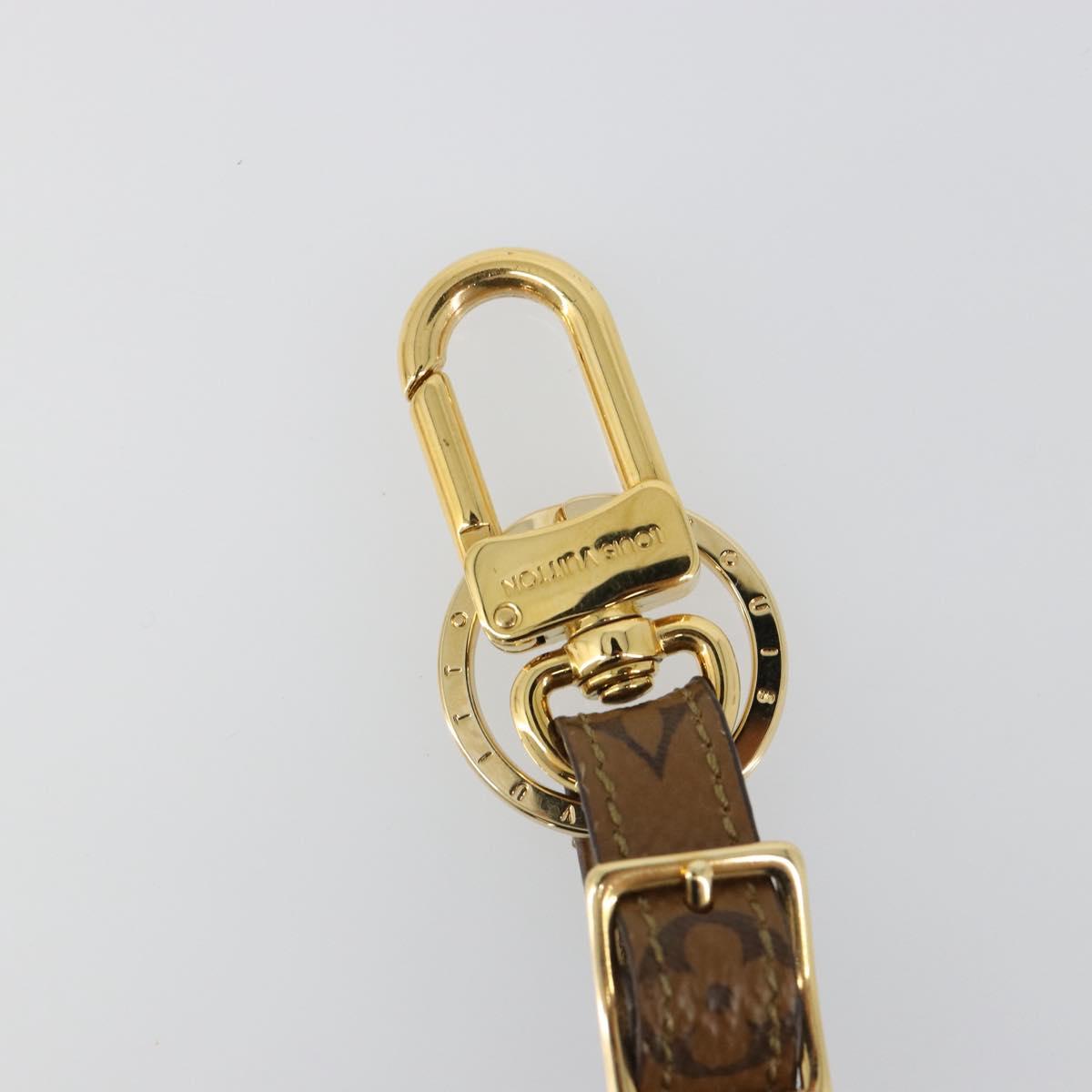 LOUIS VUITTON Catgram Porte Cles Porto Address Charm Black MP2281 Auth 185764M